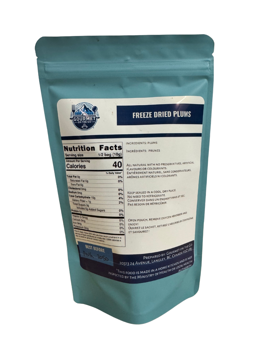 Freeze-Dried Plums